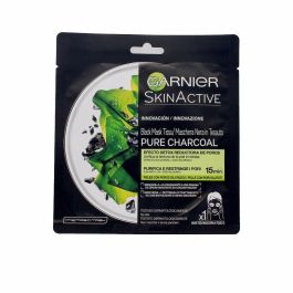 Garnier SKINACTIVE Mascarilla Pure Charcoal Black Detox Efecto Reductora De Poros Carbón Vegetal Ácido Hialurónico 28gr Precio: 2.59000016. SKU: S0572884