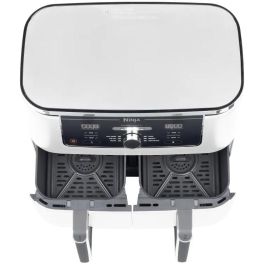 Ninja AF400EU Foodi MAX Freidora de Aire Caliente Dual Zone 9.5L con Horno, Asador y Deshidratador Blanca