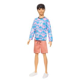 Muñeco Ken Fashionista Jersey Azul Hrh24 Mattel