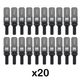 Omp Speed Juego De 20 Tornillos Con Protector De Aluminio De Colores M14x1.5 Llave De 17-19 Largo 28 mm Con Protector Plata OMPS09981402 Omp Speed Juego De 20 Tornillos Con Protector De Aluminio De Colores M14x1.5 Llave De 17-19 Largo 28 mm Con Protector Plata OMPS09981402