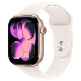 Apple Watch S11 Aluminium Cellular 46mm Rosegold (Sportarmband blassrosa) S/M Reloj Inteligente Precio: 653.50000045. SKU: B19YTVEDA4
