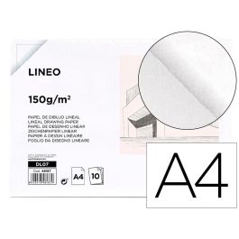 Papel Dibujo Liderpapel 210x297 mm 150 gr-M2 Sin Recuadro Pack De 10 Hojas 12 unidades