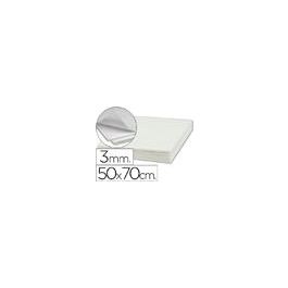 Carton Pluma Liderpapel Blanco Adhesivo 1 Cara 50x70 cm Espesor 3 mm 10 unidades