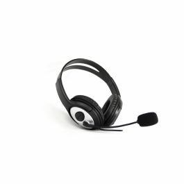 Auriculares con Micrófono CoolBox COO-AUM-01 Negro Negro/Plateado Plateado Precio: 13.95000046. SKU: S55094447