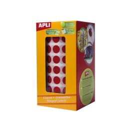 Apli Gomets Redondos 20 mm Rollo Rojo