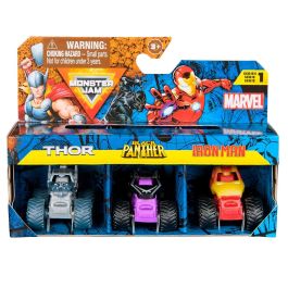 Pack 3 Monster Jam Mini Marvel 6070229 Spin Master