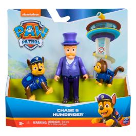 Spinmaster SPI1728081560441 - Patrulla Canina Figuras de Cachorros Héroes y Alcalde Humdinger - Articuladas - Edades 3+