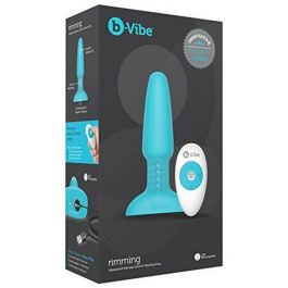 Plug Anal Con Control Remoto de Rimming (Teal 2) B-Vibe RIMMING PLUG 2 Azul