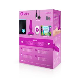 Plug Anal Con Control Remoto de Novice (Morado) B-Vibe 5886010000 Rosa