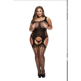 Bodystocking Con Tirantes Talla Grande Baci Lingerie 00421 XL