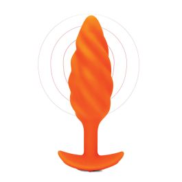 Plug Vibrador Anal B-Vibe Swirl Texture