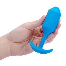 Plug Anal B-Vibe Vibrating Snug 3 Azul (3,7 x 13,8 x 1 cm)