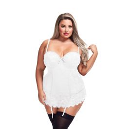 Corsé Baci Lingerie Blanco (XL/XXL)