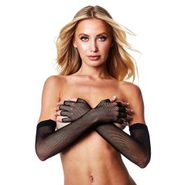 Guantes Baci Lingerie Fingerless Fishnet Opera Negro Precio: 39.7968997338. SKU: B1K52JXNTH