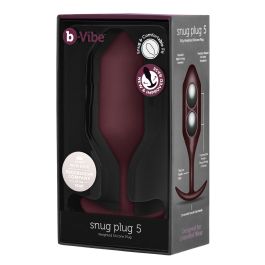 Plug Vibrador Anal B-Vibe 5 Granate Precio: 80.50000046. SKU: S13017117