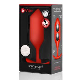 Plug Anal B-Vibe 6 Rojo