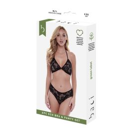 Conjunto de Lencería Baci Lingerie Bra & Panty Negro (M/L)