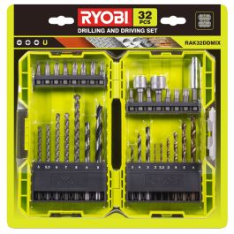 Set de brocas y puntas Ryobi RAK32DDMIX 32 Piezas Hex PZ pH