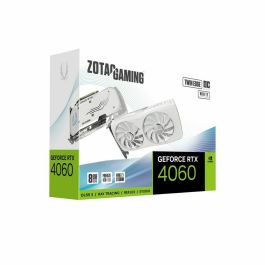 Vga Zotac Rtx 4060 8Gb Twin Edge Oc White Edition,Nv,Rtx4060,Gddr6,8Gb,128Bit,Hdmi+3Dp,Rgb,2 Ventiladores (ZT-D40600Q-10M)