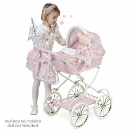 Carrito para Muñecas Decuevas Niza Rosa Sombrilla 42 x 68 x 81 cm Carrito para Muñecas Decuevas Niza Rosa Sombrilla 42 x 68 x 81 cm