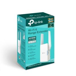 TP-Link RE705X sistema Wi-Fi Mesh (Wi-Fi en malla) Doble banda (2,4 GHz / 5 GHz) Wi-Fi 6 (802.11ax) Blanco 1 Externo