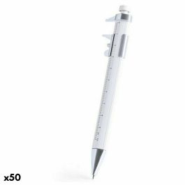 Bolígrafo con Regla Incorporada Unfreeze Pad 145119 Blanco (50 Unidades)