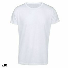 Camiseta de Manga Corta Unisex 145250 Blanco (10 Unidades) Precio: 33.94999971. SKU: S1447229
