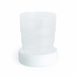Vaso Plegable con Pastillero 146006 Blanco (220 ml) (100 Unidades)