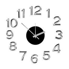 Reloj de Pared Pegatina Blanco Plateado ABS EVA Ø 35 cm (6 Unidades) Precio: 53.95000017. SKU: S3621127