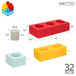 Bloques de Construcción Color Block 32 Piezas EVA (4 Unidades)
