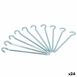 Piquetas para camping Aktive (24 Unidades) 10 Piezas 160 mm Ø 5 mm Piquetas para camping Aktive (24 Unidades) 10 Piezas 160 mm Ø 5 mm