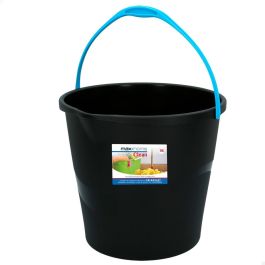 Cubo con Asa Colorbaby Negro 10 L 29,5 x 26 x 28,5 cm (6 Unidades)