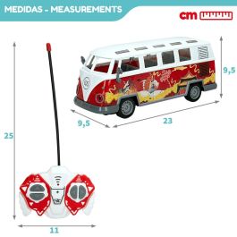 Coche Radio Control Speed & Go 1:30 23 x 9,5 x 9,5 cm Autobús 4 Unidades