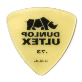 Dunlop Púas Ultex Triangle Amber 0.73 Mm - Pack 72 Unidades