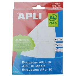 Etiquetas Adh.Manuales Bolsa Apli Blancas 10H C.Romos 53X 82 Mm 40 Uds.(01659) 10 unidades Precio: 13.59000005. SKU: B12HDBRSQ8