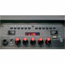 Altavoces PC FONESTAR BOX-35LED Negro Ambar