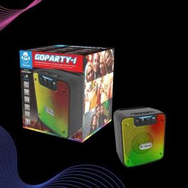 Altavoz inhalambrico con luces disco go party 17,5x15,5x15 cm Altavoz inhalambrico con luces disco go party 17,5x15,5x15 cm