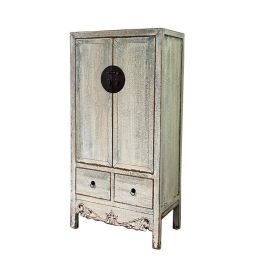 DKD Home Decor Armario Antik china Oriental Bicolor Lacado Abeto Metal Contrachapado 52 x 180 x 88 cm Precio: 1074.50000009. SKU: B1B996XTPL