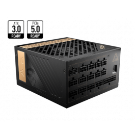 MSI MEG AI1300P PCIE5 unidad de fuente de alimentación 1300 W 24-pin ATX ATX Negro Precio: 351.50000028. SKU: B1BQ5TVB4H