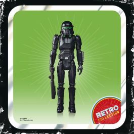 HASBRO Imperial Death Trooper Retro Collection The Mandalorian Star Wars Figura Articulada 9,5cm con Accesorios