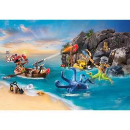 PLAYMOBIL - 71636 - Calendario de Adviento Pirata PLAYMOBIL - 71636 - Calendario de Adviento Pirata