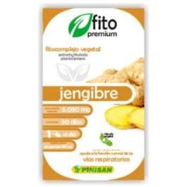 PINISAN Fito Premium Jengibre 30 Cápsulas para Vías Respiratorias, 100% Vegano, Sin Gluten ni Lactosa Precio: 16.6899997. SKU: B16EVMGEMB