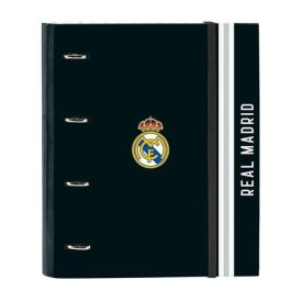 Safta Carpeta Anillas 4x35 mm C-Recambio A4 C-Separadores T-Duras Forradas Real Madrid 1ª Equip. 24-25
