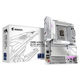 Gigabyte PLACA Z890 A ELITE WF7 ICE, Intel LGA 1851, Z890, DDR5, WiFi 7, 9MZ89EL7E-00-10 Gigabyte PLACA Z890 A ELITE WF7 ICE, Intel LGA 1851, Z890, DDR5, WiFi 7, 9MZ89EL7E-00-10