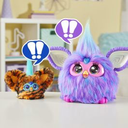 Hasbro Mini Furby Furblet Ty - Bee Juguete Electrónico con Clip de Llavero, Más de 45 Melodías K-pop y Sonidos Divertidos