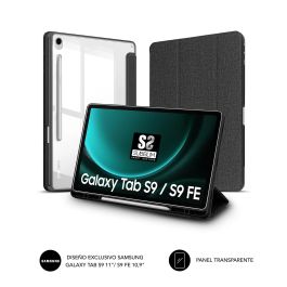 SUBBLIM SUBCST-5SC500 Funda Folio para Tablet Samsung Galaxy Tab S9 11"/S9 FE 10.9" con Atril, Antigolpes y Soporte S Pen, Negro