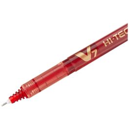 Boligrafo de tinta líquida Pilot V7 Hi-Tecpoint Rojo 0,5 mm (12 Unidades)