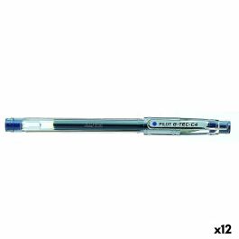 Bolígrafo de gel Pilot G-TEC C4 Azul 0,2 mm (12 Unidades)