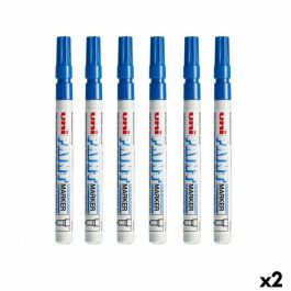 Set de Marcadores Uni-Ball PX-21L 6 Piezas Azul (2 Unidades) Precio: 31.95000039. SKU: S8425252