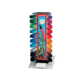 Rotulador Stabilo Acuarelable Pen 68 Counter Expositor 240 Unidades Colores Surtidos